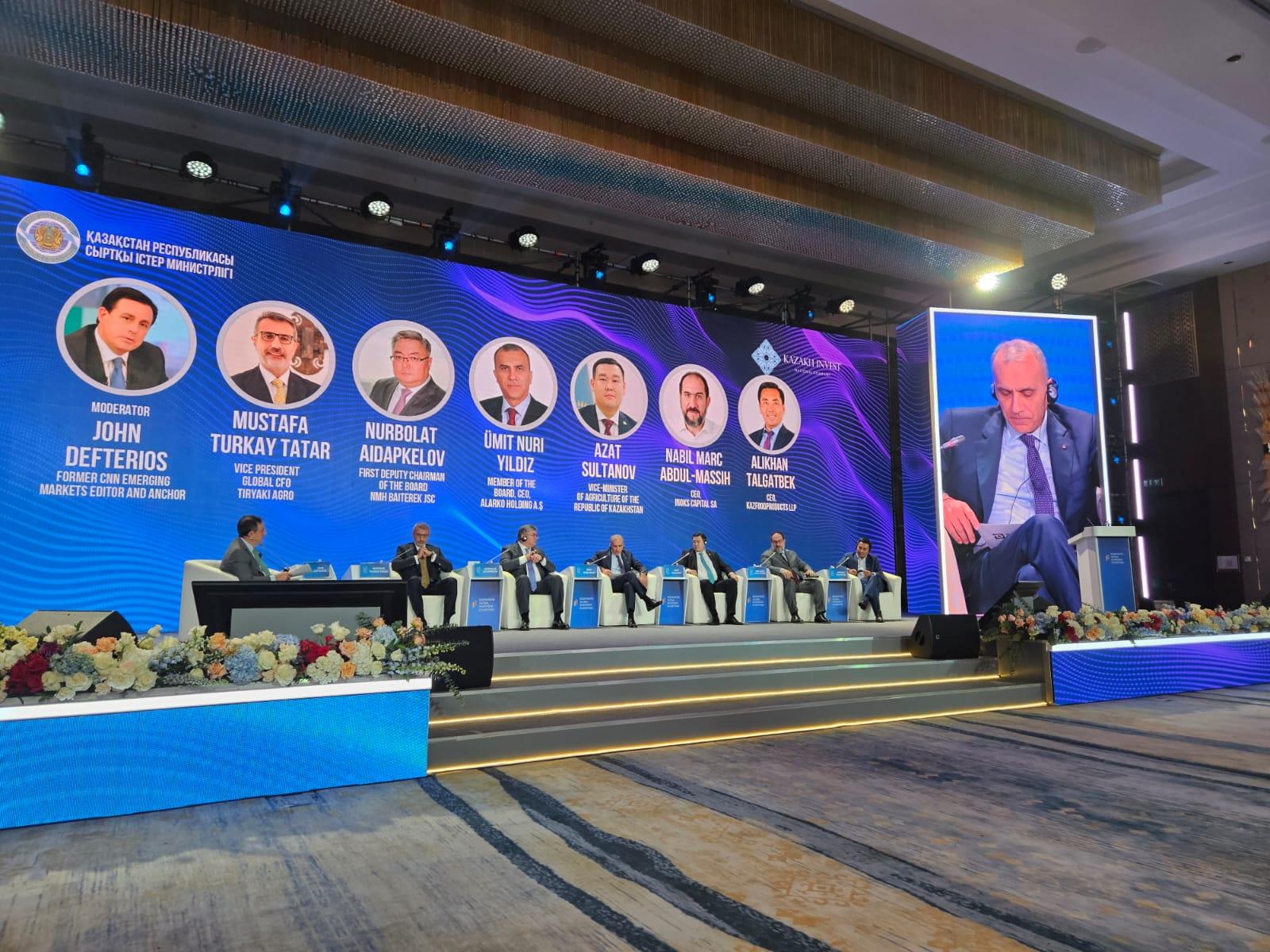 TÜKİB Üyeleri Kazakhstan Global Investment Roundtable’a konuşmacı olarak katıldı