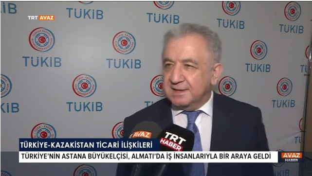 Türkiye’nin Astana Büyükelçisi Mustafa Kapucu Almatı’da TÜKİB üyeleriyle bir araya geldi