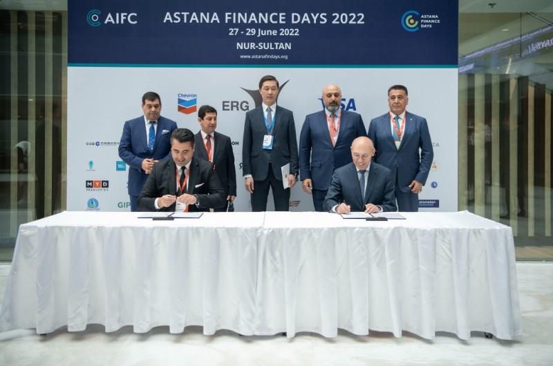TÜKİB ile Astana Uluslararası Finans Merkezi arasında işbirliği memorandumu imzalandı. - 29.06.2022                                            