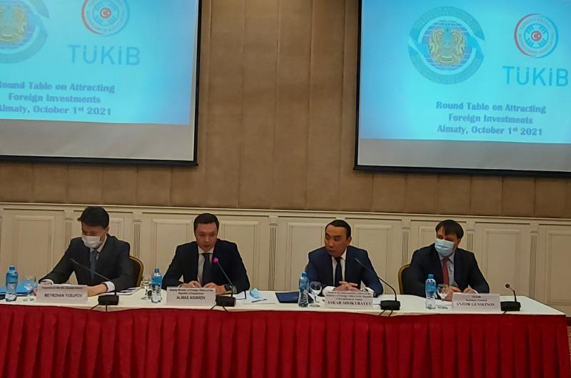 Kazakistan Dışişleri Bakan Yardımcısı Almas Aydarov TÜKİB üyeleri ile buluştu- 01/10/2021                                            