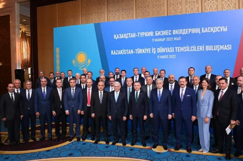 Kazakistan-Türkiye İş Dünyası Temsilcileri Buluşmasına TÜKİB olarak iştirak ettik - 11.05.2022                                            