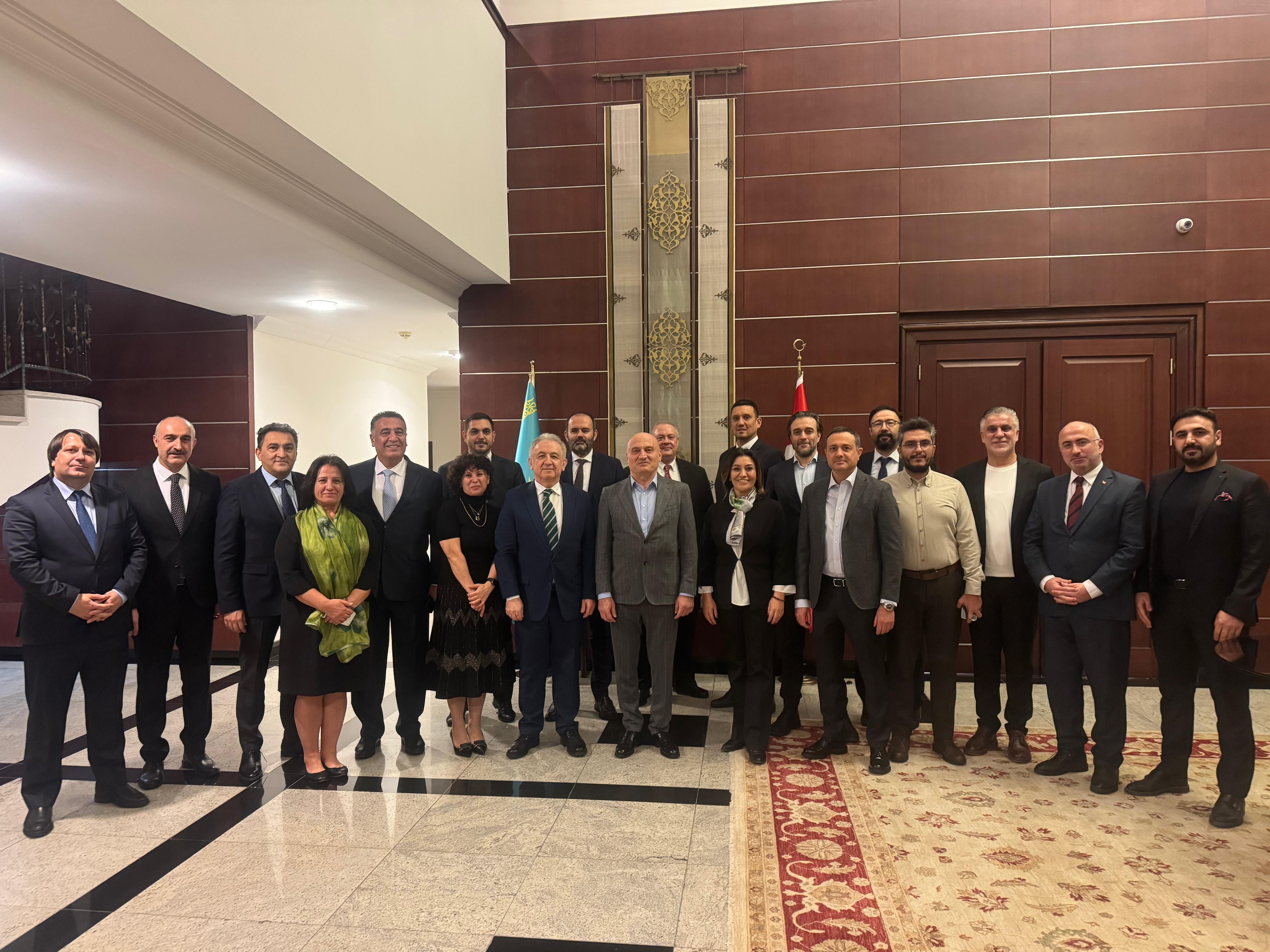 Astana'da yerleşik iş insanlarımızla buluştuk 